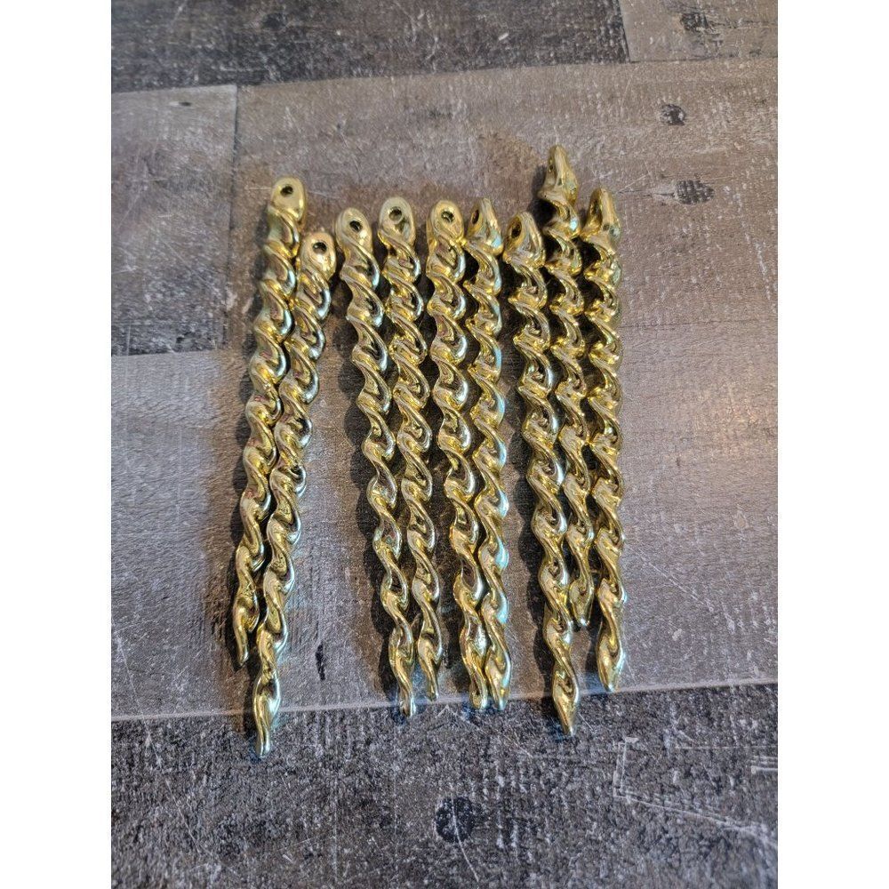 Golden‎ spiral sickle set ornament Xmas decor